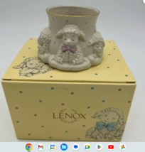 Lenox Lazy Lambs Porcelain Baby Cup NIB - £19.71 GBP