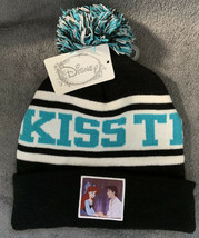 Authentic Disney Ariel &amp; Eric Little Mermaid Knit Winter Hat “Kiss The Girl” New - £11.13 GBP
