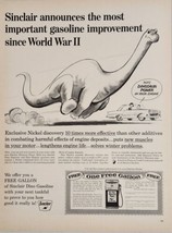 1964 Print Ad Sinclair Gasoline Dino the Dinosaur Vintage Gas Pump - $22.30