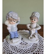 vintage porcelain figurines children Taiwan - £11.02 GBP