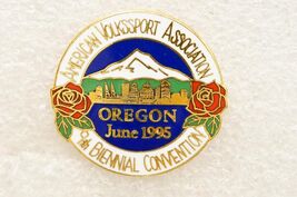 Vintage Enamel Jewelry Pin American Volkssport 9th Biennial Convention O... - $12.86