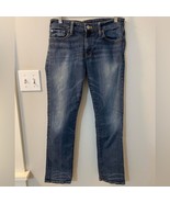 Ralph Lauren Denim &amp; Supply 29/30 distressed straight leg jeans with str... - $42.08