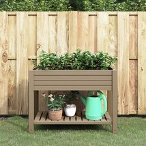  Garden Raised Bed Light Brown Polypropylene Tall - $4,928.61 MXN