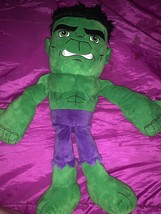 2016 Just Play Marvel Kids The Incredible Hulk Soft Plush Stuffed 23&quot; - £5.34 GBP