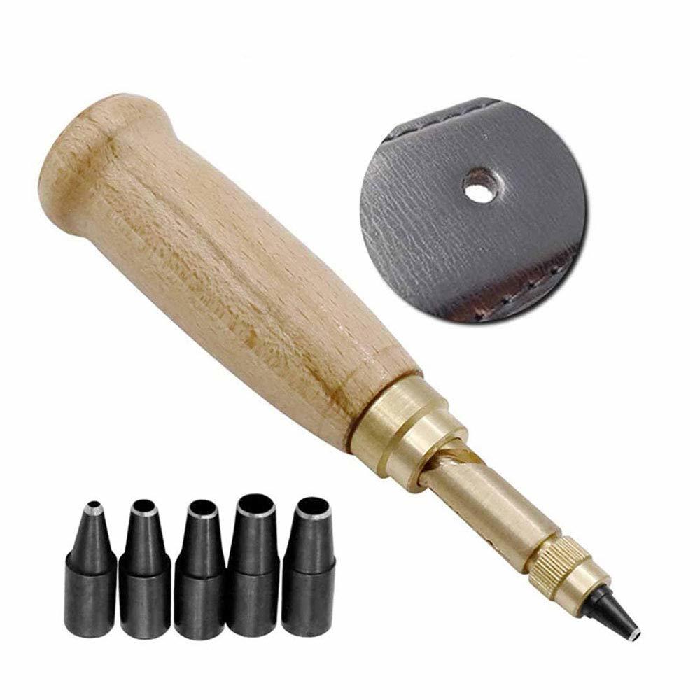 Adjustable Screw Hole Punch Leather Bookbinding Tool,Paper Punch,Craft P... - $29.97