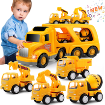 Nicmore Construction Truck Toddler Toys Car: Toys for 2 3 4 Year Old Boy 5 in 1  - £35.73 GBP