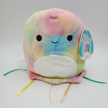 NEW Exclusive Squishmallow Tie Dye Janet Jellyfish 7&quot; Plush Toy KellyToy - £13.28 GBP