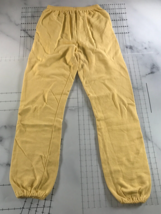 Vintage Russell Athletic Sweatpants Mens Extra Large Yellow Elastic Ankl... - $39.59
