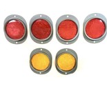 6PC GREEN REFLECTOR KIT (4 RED / 2 YELLOW) HUMVEE + ALL MILITARY WHEELED... - $39.98