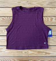 champion NWT $26 women’s sleeveless crop top Size S Maroon R11 - £11.15 GBP