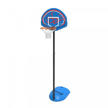 Portable Basketball Hoop Adjustable Youth Kids Blue 32-In Backboard Outdoor Play - £164.81 GBP