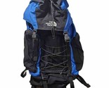 The North Face Backpack Outdoor Hiking Camping Climbing Bag Black/ Blue ... - $197.01