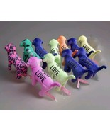 Victoria&quot;s Secret Pink Dog Velveteen Multicolored Design 11pc Lot - $128.70