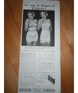 Vintage Spencer Corsets Print Magazine Advertisements 1937 - €6,09 EUR
