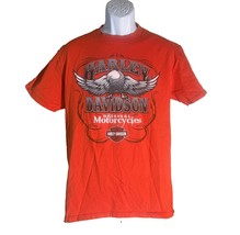 HARLEY-DAVIDSON MINNEAPOLIS ST. PAUL MN Short Sleeve T-Shirt Orange Large - $206.22 MXN