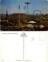 New York(NY) NYC Coney Island Steeplechase Park Ferris Wheel Vintage Postcard - $9.40