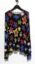 R13 Distressed Multicolor Stars Sweater. RUNWAY!! Size XS. - £288.21 GBP