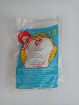 New 2000 McDonald&#39;s Happy Meal Toy #13 Ty Beanie Baby Neon The Seahorse. - £4.58 GBP