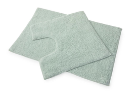 Premier 100% Cotton Bath and Pedestal Mat Set - Mint Green - $18.94