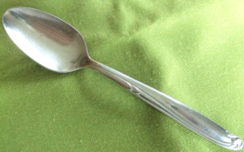  Oneida S.L &amp; G.H. Rogers Stainless Paramount Teaspoon Scroll on Side 6&quot;   - $5.93