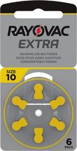 Rayovac Extra Advanced Size 10 Hearing Aid Battery (Pack 60 PCS) - £15.01 GBP