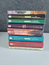 Louis Lamour paperback books. 8 book Lot. Ex:  SHADOW RIDERS, CHEROKEE T... - $15.00