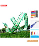 19.6ft Silk-like Dragon Ribbon Streamer Set for Outdoor Flinging Fitness... - $59.35
