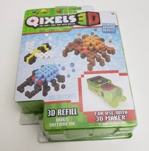 Qixels 3D Bugs Outbreak 300 3D Cubes Refill For Use With 3D Maker New Sealed - £15.60 GBP