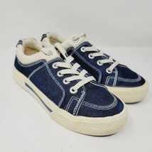 Beverly Hills Polo Club Sneakers Sz 7 M Sport Women&#39;s Lace Up Low Top Canvas - £24.73 GBP