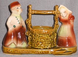 Shawnee Pottery DUTCH BOY/GIRL at WISHING WELL PLANTER #710 Made in USA - £22.93 GBP