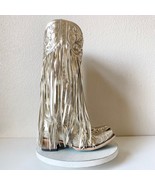 Lane LILLY Bling Fringe Cowgirl Western Boots 5 Gold Cowboy Snip Toe Kne... - £338.39 GBP