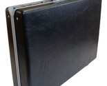 Vintage Slim Samsonite Black Hard Shell Briefcase Attache Carry Case Wit... - $34.60