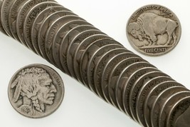 1923-S Buffalo Nickel Roll in Good to Fine Condition 40 Pieces - £167.64 GBP