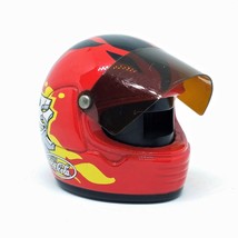 Coca Cola Mini Metal Motorcycle Helmet Clock -  2001 Tested Works - £27.89 GBP