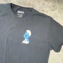 Smurfs Graphic T-Shirt Cartoon Character Tee Crew Neck Short Sleeve XL - $18.99