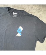 Smurfs Graphic T-Shirt Cartoon Character Tee Crew Neck Short Sleeve XL - $356.00 MXN