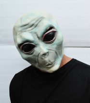 Alien Halloween Mask Latex realistic looking for Adult Mens easy Costume - £16.23 GBP