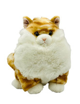 Aurora World Fat Cats Butterball Tabby Plush Stuffed Animal Ginger Orange 9.5” - $24.30