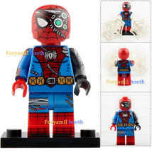 Cyborg Spiderman Marvel Comics Minifigures Gift Toy New - £2.15 GBP