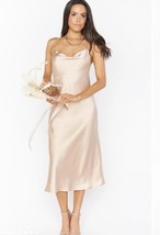 Show Me Your Mumu SMYM Verona Cowl Dress Champagne Small NWOT - $1,646.79 MXN