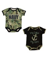 Shop US Navy 2-Pack NWU Baby Bodysuits - Adorable &amp; Authentic! - £27.66 GBP