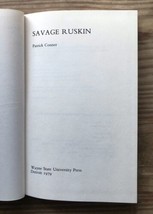 Savage Ruskin Patrick Connor Wayne State University Press 1979 Hardcover... - £31.31 GBP