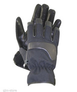 Xelement XG452 Black soft Leather Nylon Riding Gloves waterproof liner - £8.63 GBP
