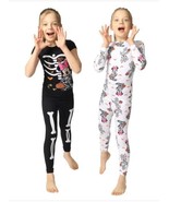 Disney Minnie Mouse Boys Girls Pajamas Multicolor Halloween 4-Piece Ligh... - €34,35 EUR