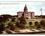 State Capitol Building and Grounds Denver Colorado CO UNP DB Postcard R11 - £2.10 GBP