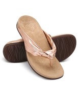The Lady&#39;s Plantar Fasciitis Knotted Strap Sandal Rose Gold 6 Shoes - $90.88 CAD