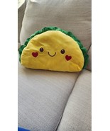 Taco Time 18×12 Plush Stuffy by Walgreens Soft Stuffed Taco Pillow Read - $16.00