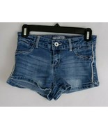 Amethyst Body Con Women&#39;s Whiskered Distressed Denim Booty Shorts Size 1 - $372.51 MXN