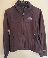 North Face Windwall Jacket Womens Small  Full Zip Fleece Chocolate Brown - $346.35 MXN
