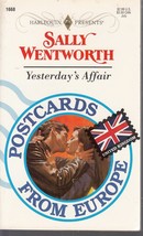 Wentworth, Sally - Yesterday&#39;s Affair - Harlequin Presents - # 1668 - £1.76 GBP